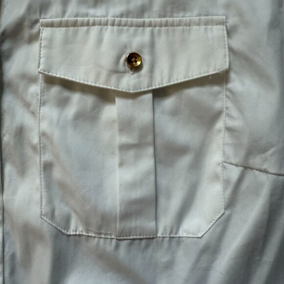 NWT Lauren Ralph Lauren Oversized Button-Up Shirt Top Womens 1X Timeless White - Picture 4 of 12